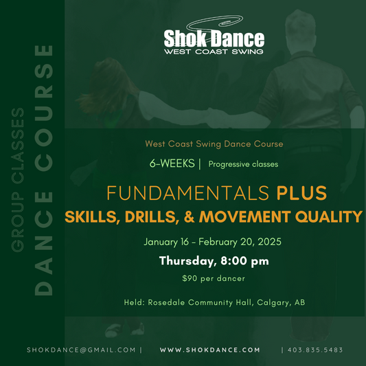 WCS Fundamentals PLUS Skills, Drills, Movement  |  6 Weeks (January 16 - February 20, 2025)